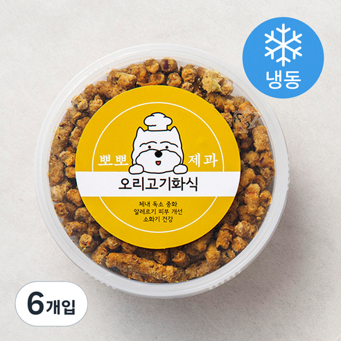 도그쿡 오리고기 화식 (냉동), 6개