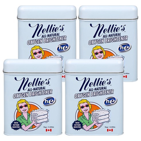 넬리 소다 산소 표백제 블루, 1kg, 4개