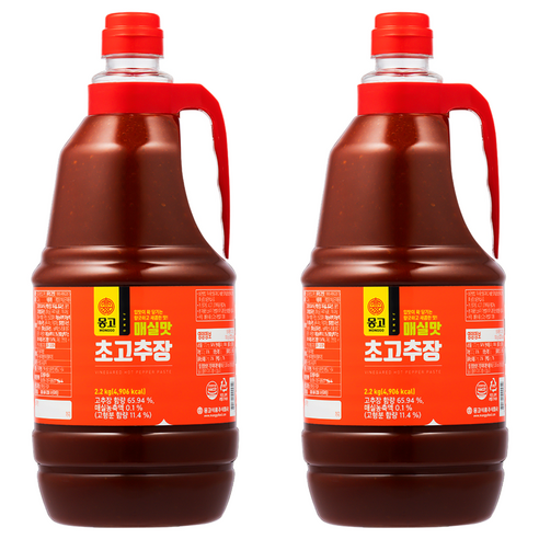 몽고식품 매실맛 초고추장, 2개, 2.2kg