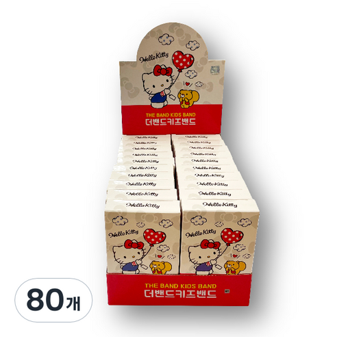 아텍스 헬로키티 더밴드 키즈밴드 표준형 16P, 16개입, 80개