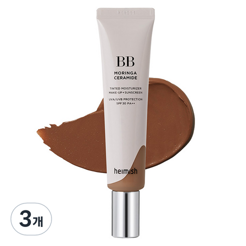 헤이미쉬 모링가 세라마이드 비비크림 SPF30 PA++, 31 딥, 30ml, 3개