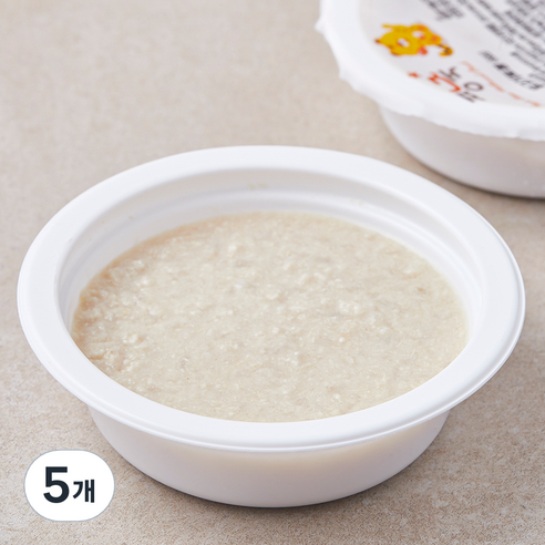 짱죽 닭고기토핑, 닭고기, 100g, 5개