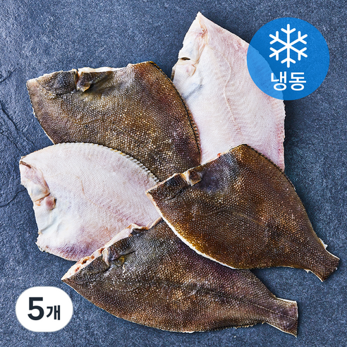 고고새우 두툼한 손질 두절 가자미 (냉동), 1.5kg(특대), 5개