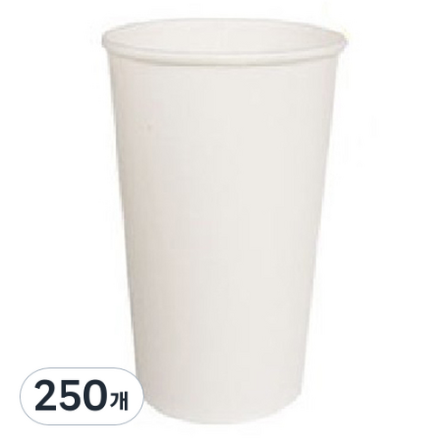 무지 종이컵 400ml, 1개입, 250개
