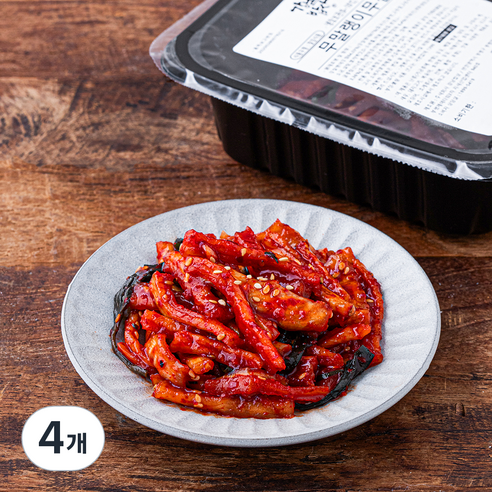 강남밥상 무말랭이무침, 200g, 4개
