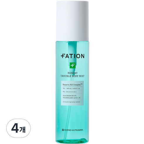 파티온 노스카나인 트러블 바디 미스트 쑥잎향, 145ml, 4개