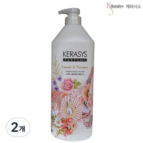 케라시스 스위트 앤 플라워리 퍼퓸 린스, 1L, 2개