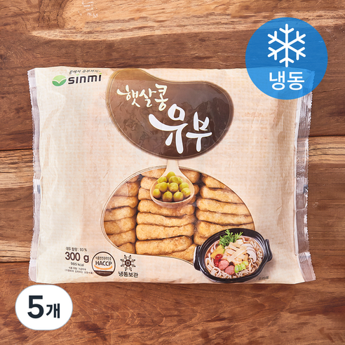 신미 햇살콩 유부 (냉동), 300g, 5개