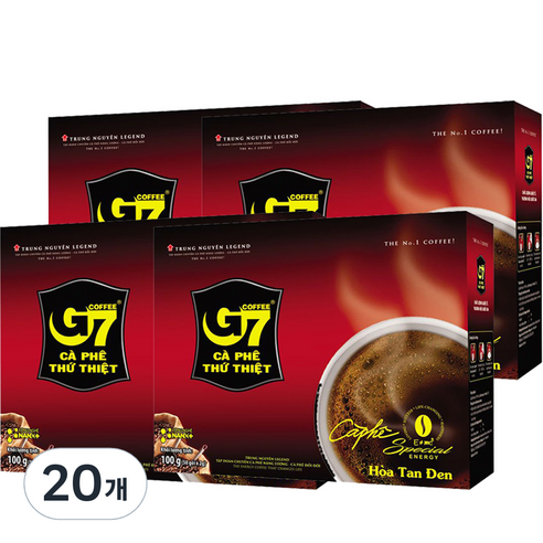 G7 블랙커피, 15개입, 20개