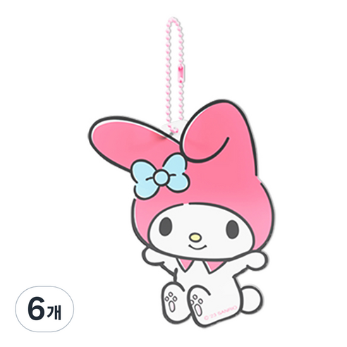 산리오 아크릴 손거울, 6개, 마이멜로디