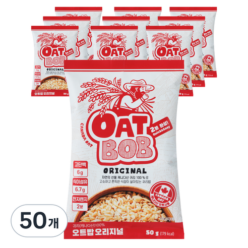 태광선식 오트밥 오리지널, 50g, 50개