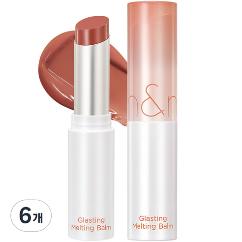 롬앤 글래스팅 멜팅 밤, 05 누가 샌드, 3.5g, 6개