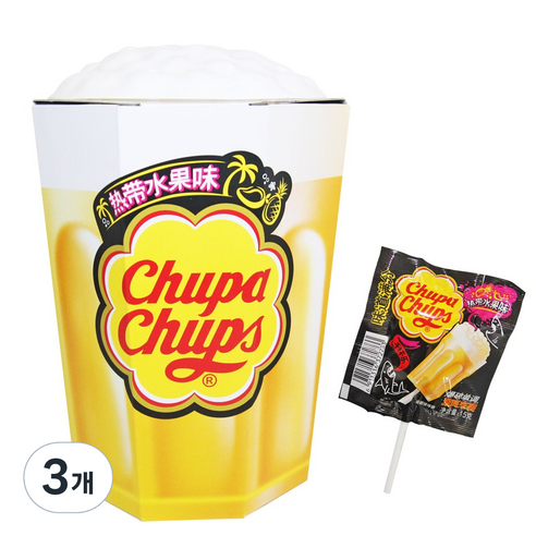 츄파춥스 버블 막대사탕 48p, 720g, 3개