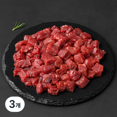 동원 금천 국내산 소고기 정육 세절국거리용 (냉장), 400g, 3개