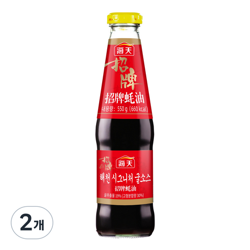 해천 굴소스, 550g, 2개