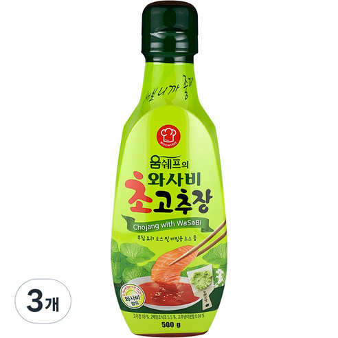 움트리 와사비 초고추장, 3개, 500g