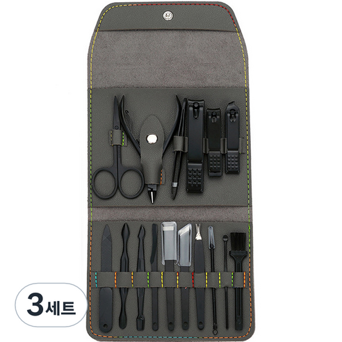 로이마스터 토탈 케어 16종 세트, 3세트, 블랙