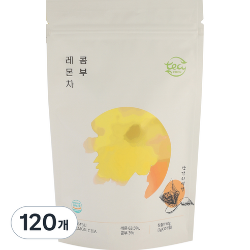 티프렌 콤부차 레몬맛, 2g, 30개입, 4개