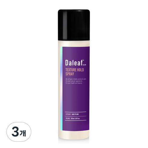 달리프 글램 텍스쳐 홀드 볼륨 셋팅 헤어스프레이, 150ml, 3개