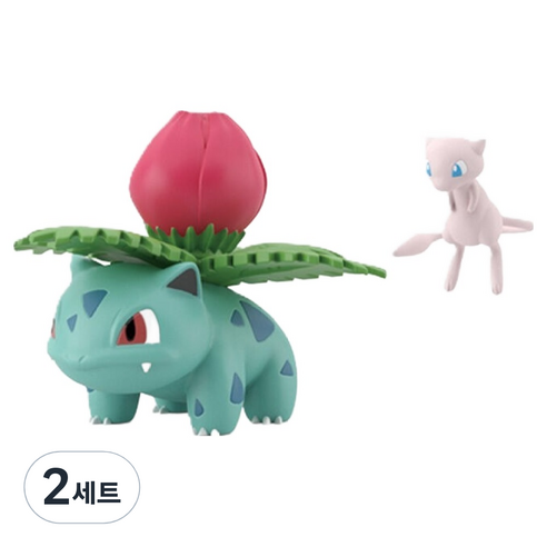 반다이 포켓몬 스케일 월드 관동지방 뮤 + 이상해풀 세트, 2세트
