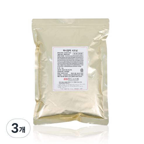 상상시즈닝 허니갈릭 시즈닝, 1kg, 3개