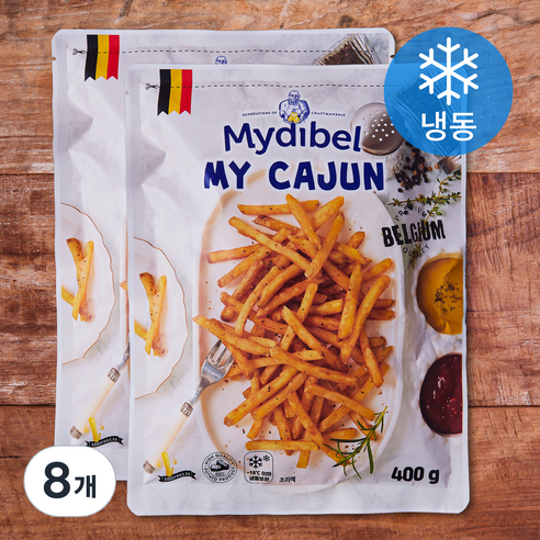 마이디벨 마이 케이준 감자튀김 (냉동), 400g, 8개