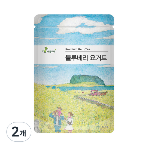 아름드레 삼각티백 블루베리요거트, 1.5g, 25개입, 2개