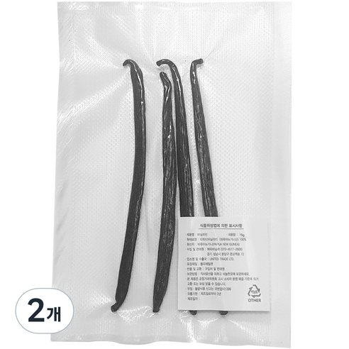 해피바닐라 바닐라빈, 15g, 2개