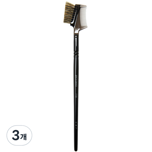 피카소 comb 아이브로우 브러쉬 719, 혼합 색상, 3개