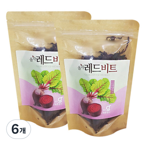 착한푸드 올차 레드비트차, 60g, 6개