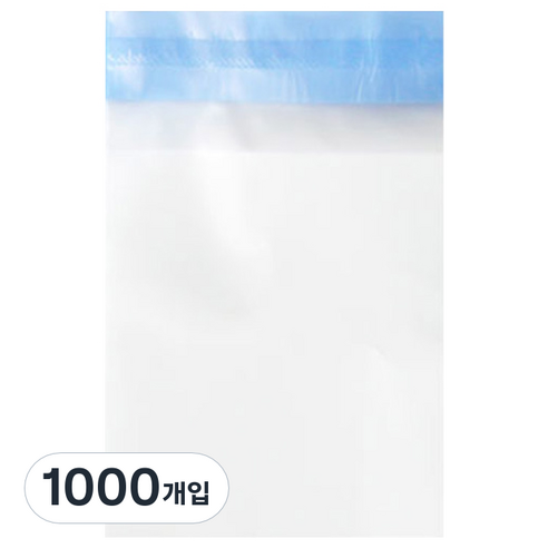 접착식 무지 opp 봉투 반투명 15 x 18 cm, 1000개입