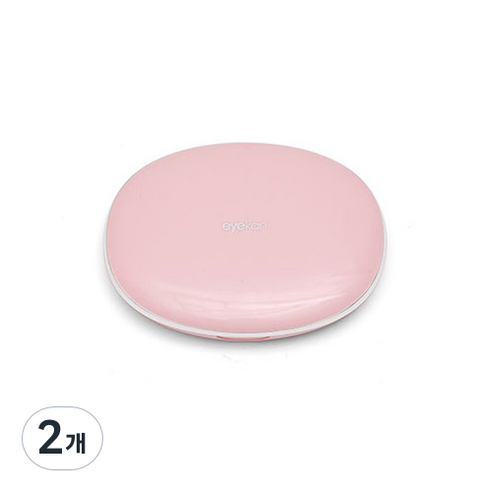 메이크미 고급 렌즈케이스, 핑크, 2개