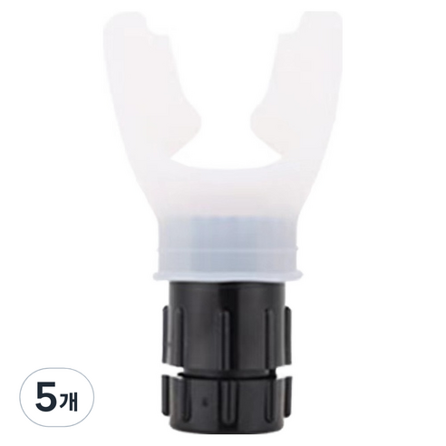 지음앤 복식 폐활량 호흡기 화이트, 5개