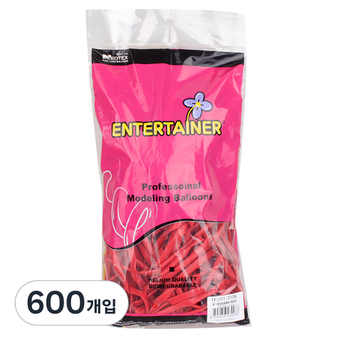 파티쇼 네오룬즈 260N 요술풍선, 스탠다드 레드, 600개