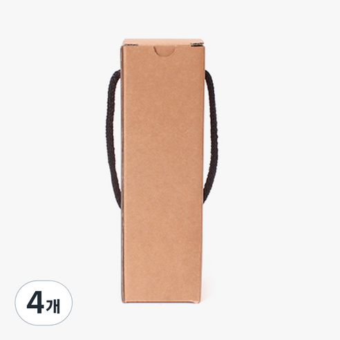 병도매닷컴 250-300ml 페트병 포장 무지롱박스 10p, PT300-1C, 4개
