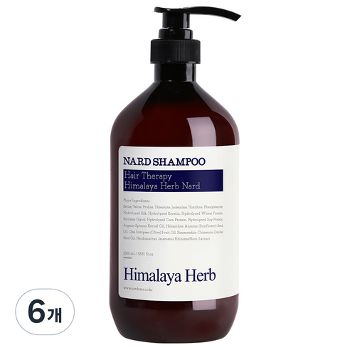 부케가르니 나드 샴푸 라벤더머스크, 1000ml, 6개
