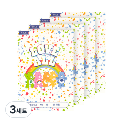 루카랩 케어베어 초등용 독서노트 4p 세트, 3세트, 페인팅