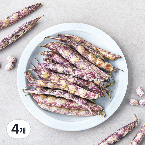 국내산 호랑이 콩, 500g, 4개