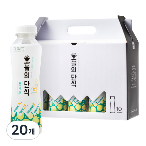 팜79 오늘의단식 단백질쉐이크 풋사과, 10개, 50g