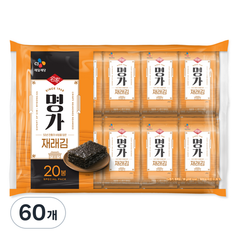 명가 재래김, 80g, 3개