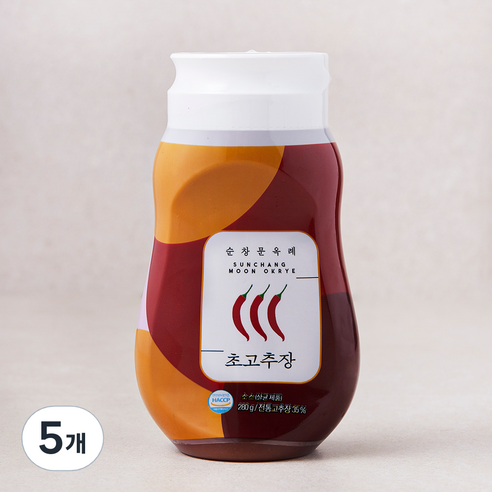 순창문옥례식품 초고추장, 280g, 5개
