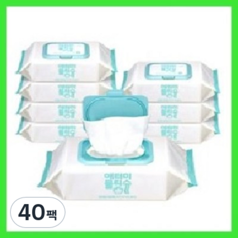 애터미 물티슈, 70매, 40팩