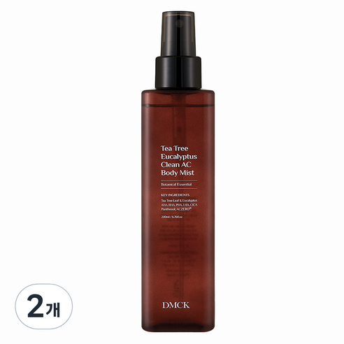 DMCK 티트리 유칼립투스 클린 아크 바디 미스트, 2개, 200ml