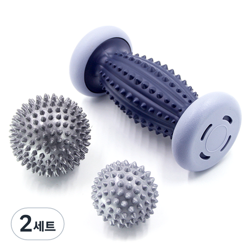 보니토리 손 발 발마사지 + 볼 7cm + 볼 9cm 세트, 그레이(발마사지), 2세트