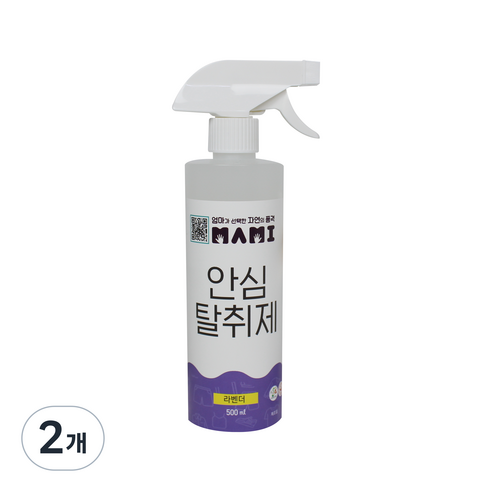 마미케어 탈취제 라벤더향, 500ml, 2개