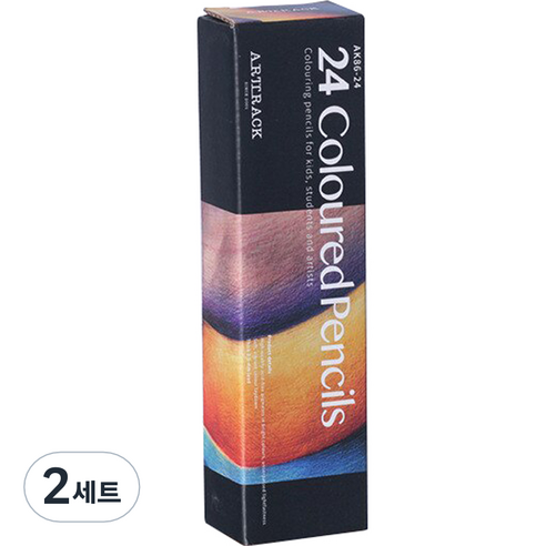 조이위시 아트 팩 유성 색연필 세트, 2세트, 24색