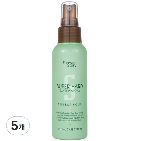 포레스트스토리 슈퍼 하드 워터 스프레이, 100ml, 5개