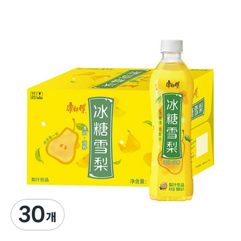 캉스푸 빙탕설리 배 음료, 500ml, 30개
