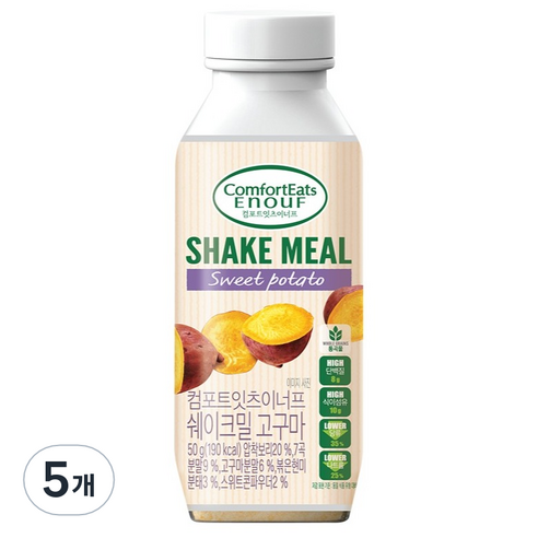 컴포트잇츠이너프 쉐이크밀 고구마, 50g, 5개