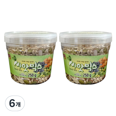 토농이 씨앗믹스, 250g, 6개